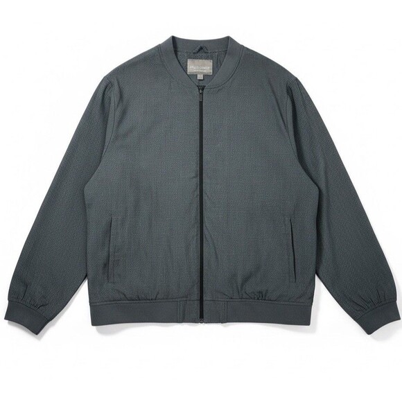 Falls Creek Other - Falls Creek men's Full zip Performance bomber jacket Gray XXXL